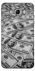 Чехол Dollars background для Galaxy J5 (2016)