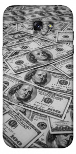 Чехол Dollars background для Galaxy A7 (2017)