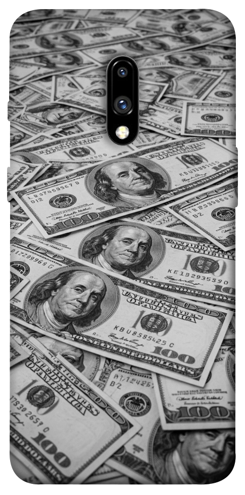 Чехол Dollars background для OnePlus 7