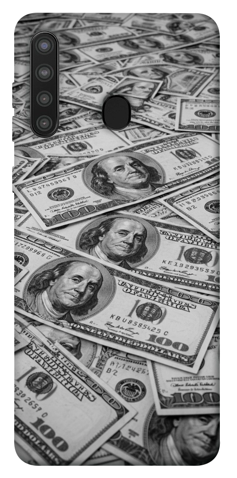 Чехол Dollars background для Galaxy A21