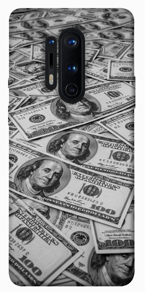 Чехол Dollars background для OnePlus 8 Pro