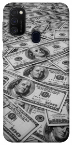 Чехол Dollars background для Samsung Galaxy M30s