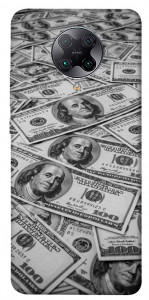 Чехол Dollars background для Xiaomi Redmi K30 Pro