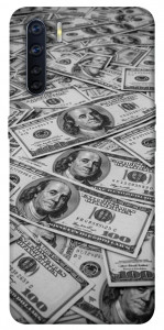 Чехол Dollars background для Oppo A91