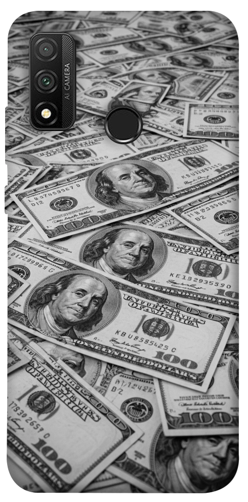 Чехол Dollars background для Huawei P Smart (2020)