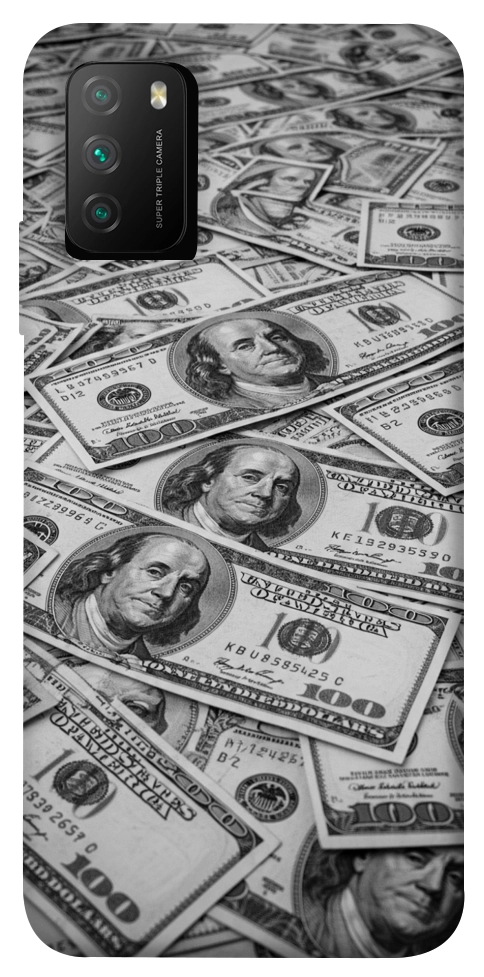Чохол Dollars background для Xiaomi Poco M3