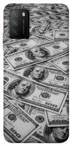 Чехол Dollars background для Xiaomi Poco M3