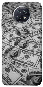 Чехол Dollars background для Xiaomi Redmi Note 9 5G