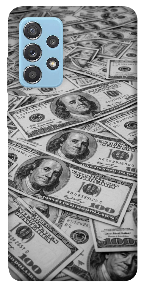 Чехол Dollars background для Galaxy A52