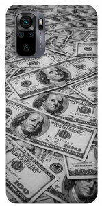 Чехол Dollars background для Xiaomi Redmi Note 10