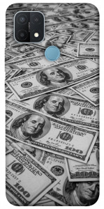 Чехол Dollars background для Oppo A15