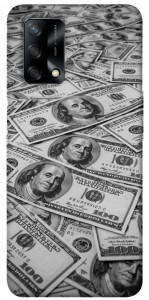 Чехол Dollars background для Oppo A74 4G