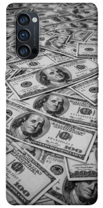 Чехол Dollars background для Oppo Reno 4 Pro 5G