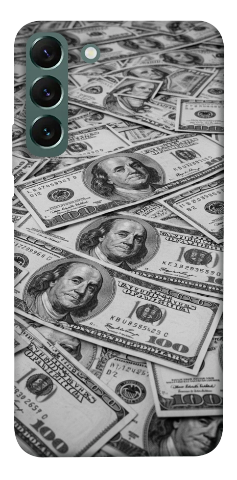 Чехол Dollars background для Galaxy S22+