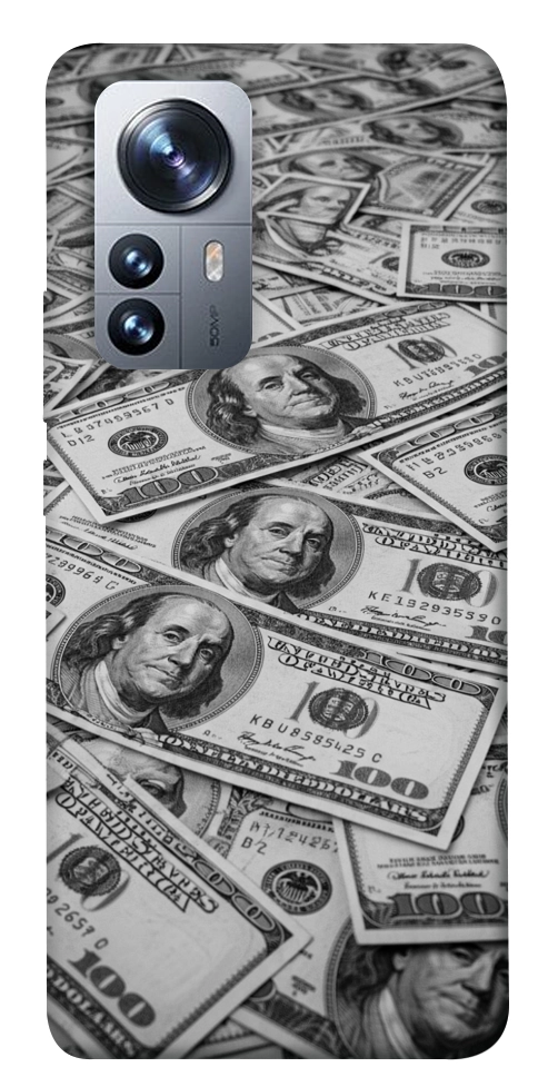 Чехол Dollars background для Xiaomi 12