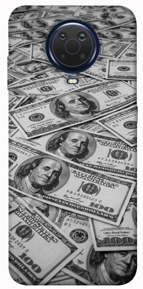Чохол Dollars background для Nokia G20