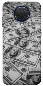Чохол Dollars background для Nokia G20