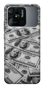 Чохол Dollars background для Xiaomi Redmi 10C