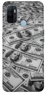 Чехол Dollars background для Oppo A33 (2020)