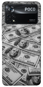 Чехол Dollars background для Xiaomi Poco X4 Pro
