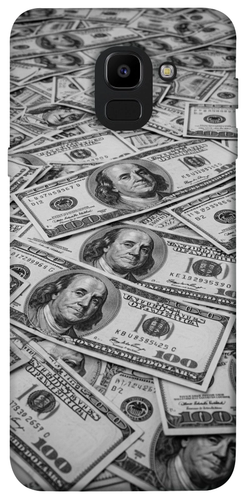 Чехол Dollars background для Galaxy J6 (2018)