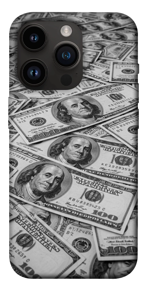 Чохол Dollars background для iPhone 14 Pro