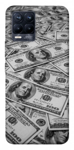 Чехол Dollars background для Realme 8