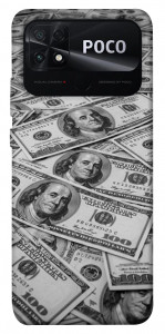 Чохол Dollars background для Xiaomi Poco C40