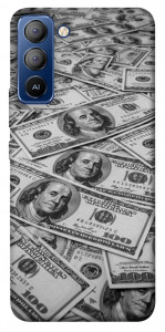 Чохол Dollars background для TECNO Pop 5 Pro