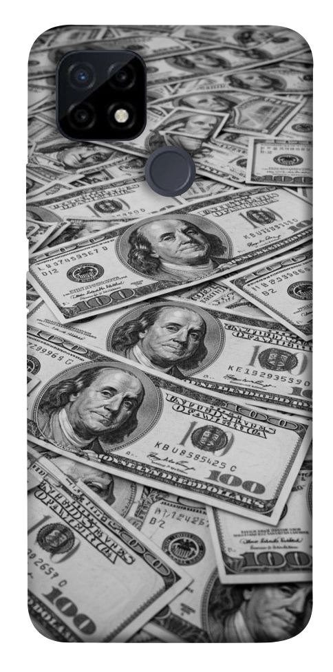 Чехол Dollars background для Realme C21Y