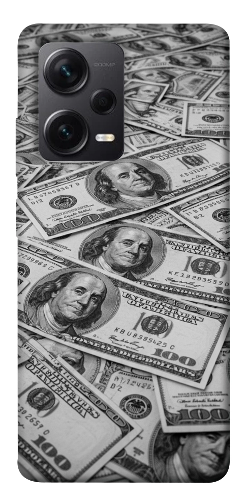 Чохол Dollars background для Xiaomi Redmi Note 12 Pro 5G