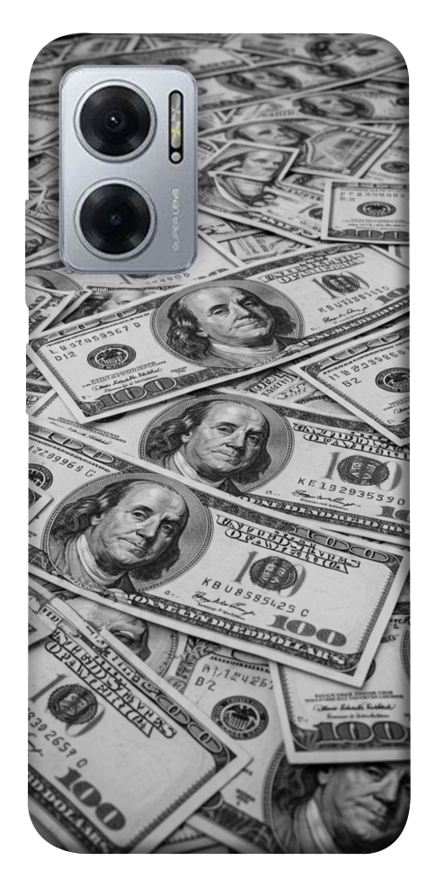 Чехол Dollars background для Xiaomi Redmi Note 11E