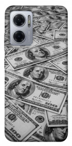 Чехол Dollars background для Xiaomi Redmi Note 11E