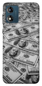 Чехол Dollars background для Motorola Moto E13