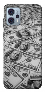 Чехол Dollars background для Motorola Moto G23