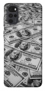 Чехол Dollars background для Motorola Moto G22