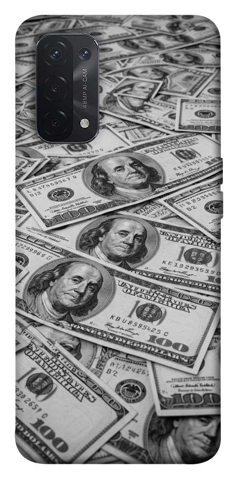 Чохол Dollars background для Oppo A74 5G