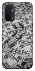 Чохол Dollars background для Oppo A74 5G