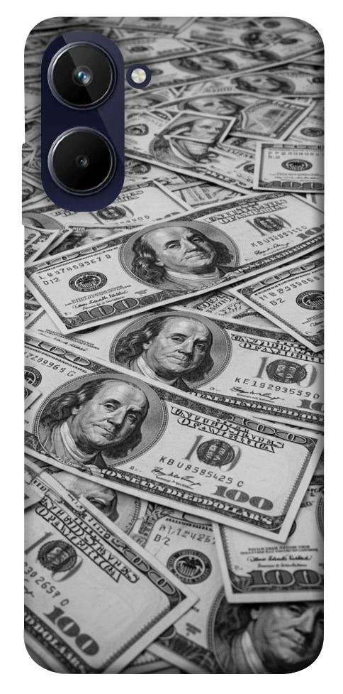 Чехол Dollars background для Realme 10 4G