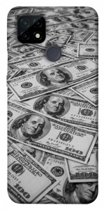 Чехол Dollars background для Realme C21