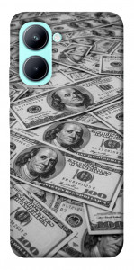Чехол Dollars background для Realme C33