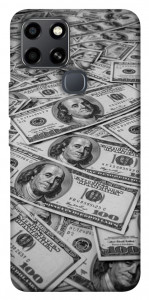Чохол Dollars background для Infinix Smart 6
