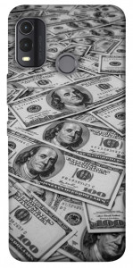 Чехол Dollars background для Nokia G11 Plus