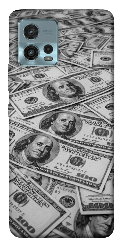 Чехол Dollars background для Motorola Moto G72