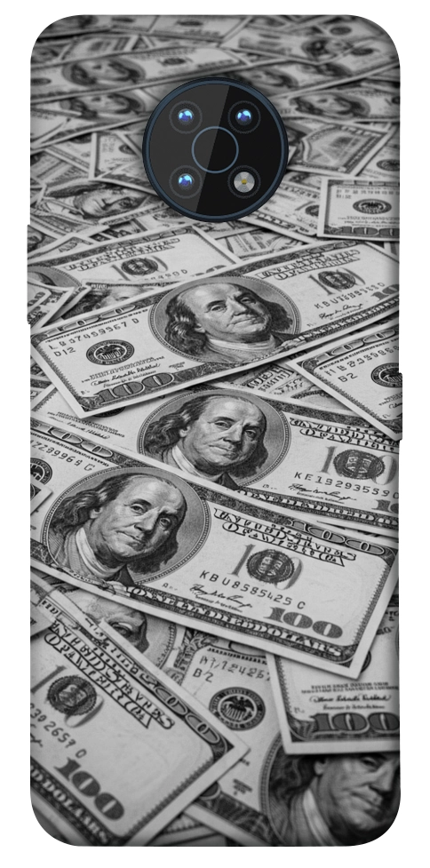Чехол Dollars background для Nokia G50