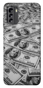 Чехол Dollars background для Nokia G60