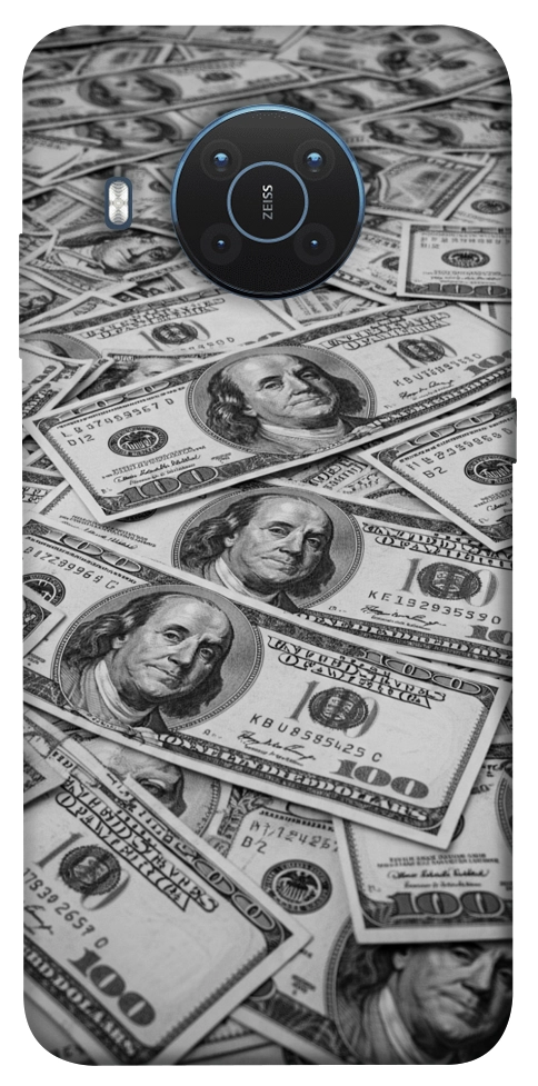 Чехол Dollars background для Nokia X20