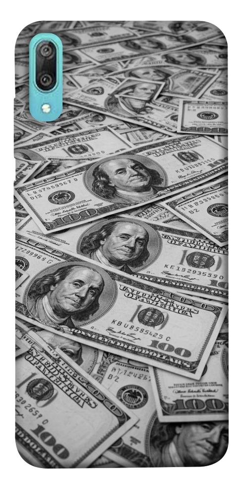 Чехол Dollars background для Huawei Y6 Pro (2019)