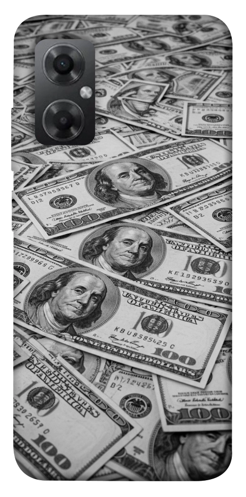 Чехол Dollars background для Xiaomi Redmi Note 11R