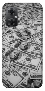 Чехол Dollars background для Xiaomi Redmi Note 11R